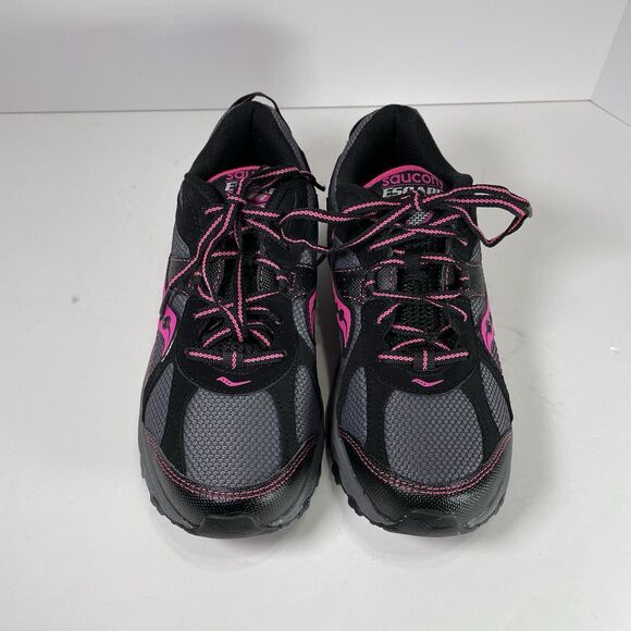 Saucony Grid ESCAPE TR Sneaker Women’s 8 Black Pink Running Trail Hiking NEW - Picture 2 of 11
